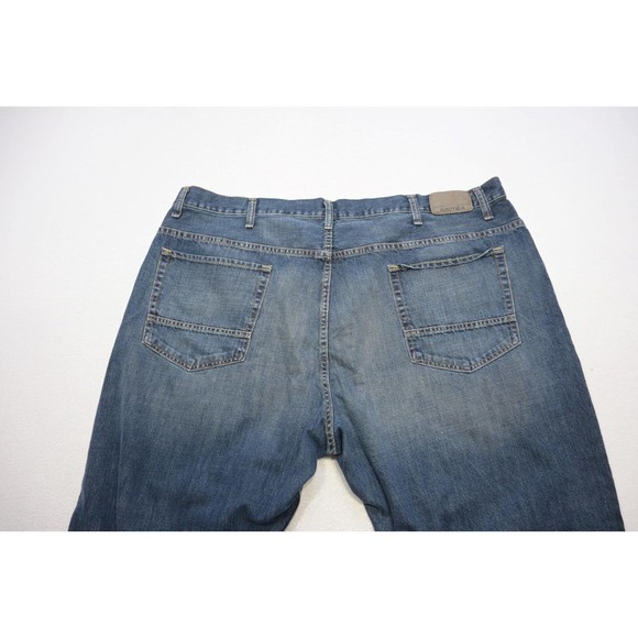 Nautica Straight Relaxed Rugged Denim Dark Blue Jeans Mens Size 50 x 30 - Picture 9 of 9